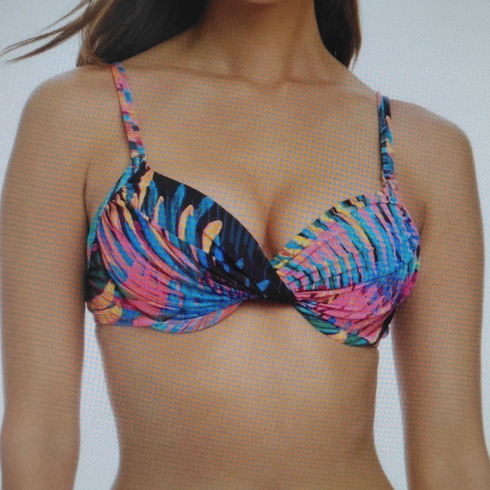 Bleu Rod Beattie Multicolor Bikini Top